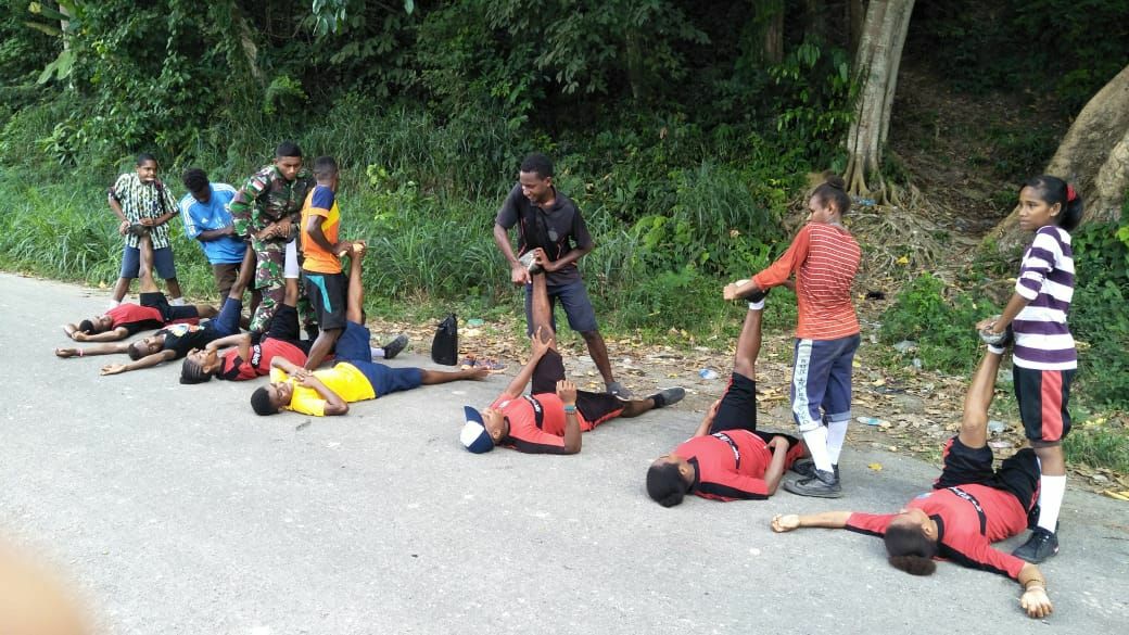 Satgas Yonif 501 Kostrad Lakukan Seleksi Calon Atlet Nasional Papua