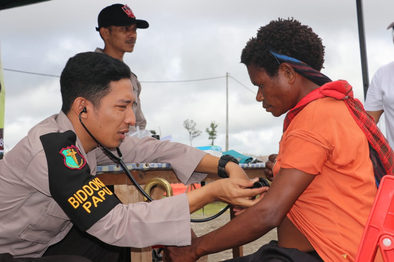 Polda Papua laksanakan Bhakti Sosial Kesehatan di Kabupaten Nduga