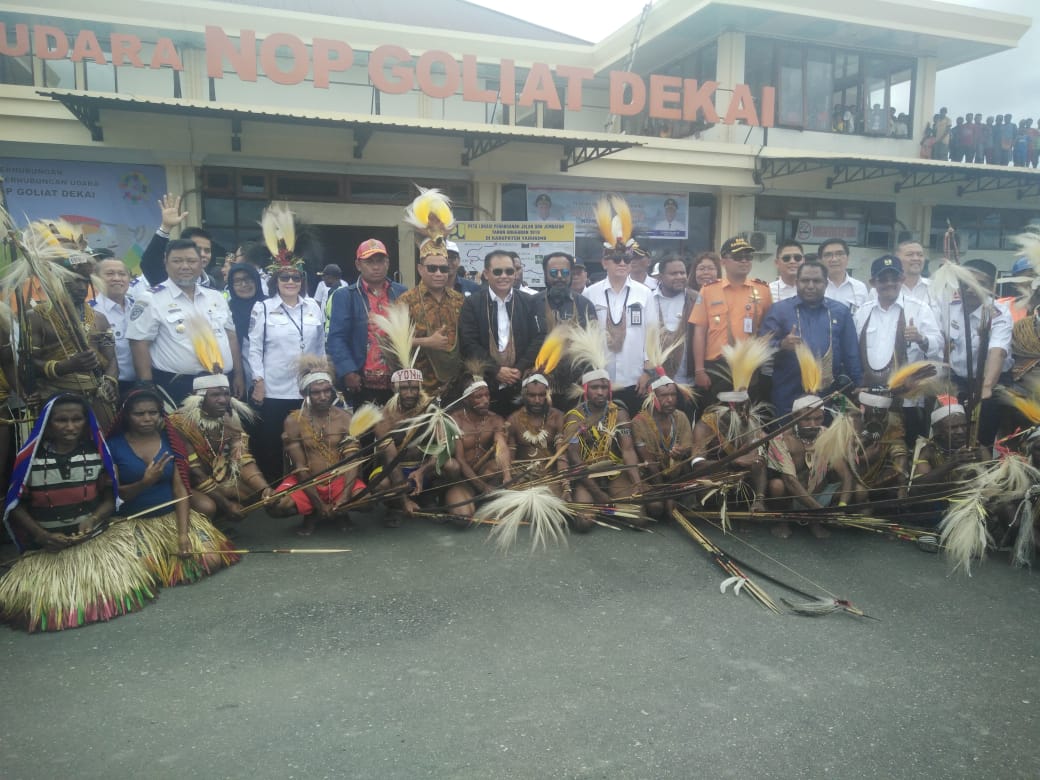 Kunker Ketua dan Anggota Kimisi V DPR RI di Yahukimo