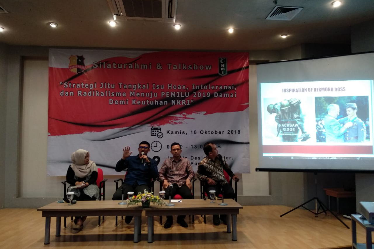 Himpunan Mahasiswa Islam dan Mabes Polri Gelar Diskusi Tangkal Hoax dan Radikalisme