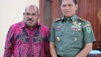 Panglima Kodam XVII Cenderawasih Kunjungi Gubernur Papua