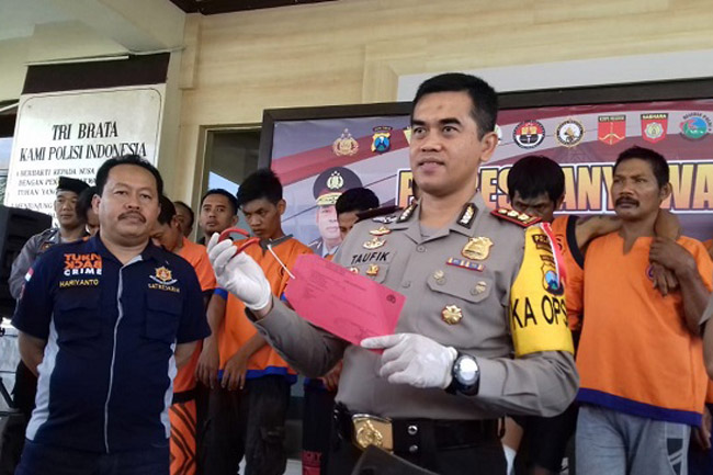 Reskrim Banyuwangi Bekuk Spesialis Curanmor