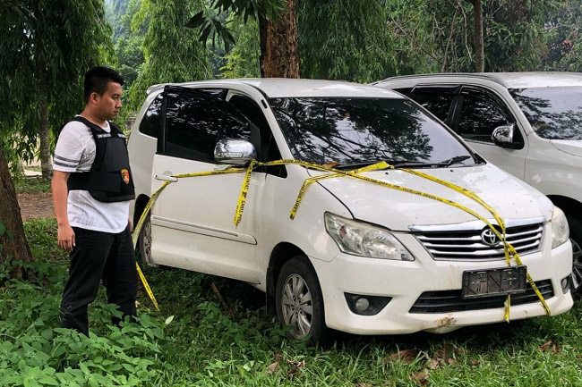 Polres Lampung Utara Temukan Mobil Wartawan Dufi