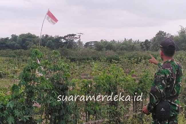 Banyuwangi Heboh, Bendera Merah Putih Bertuliskan P Joko Berkibar