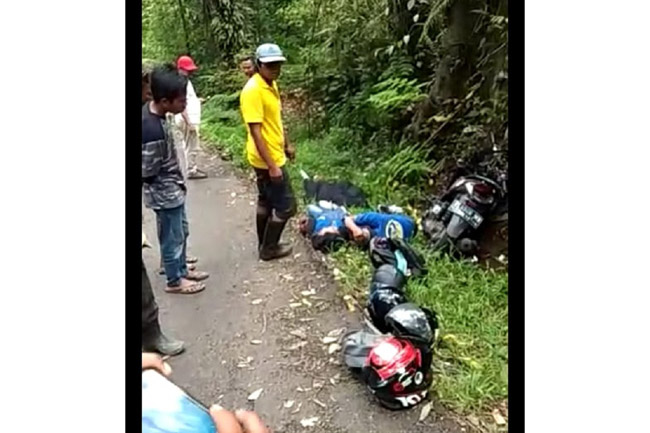 Boncengan Tiga, Dua Orang Tewas Di Jalur Kawah Ijen Akibat Rem Blong