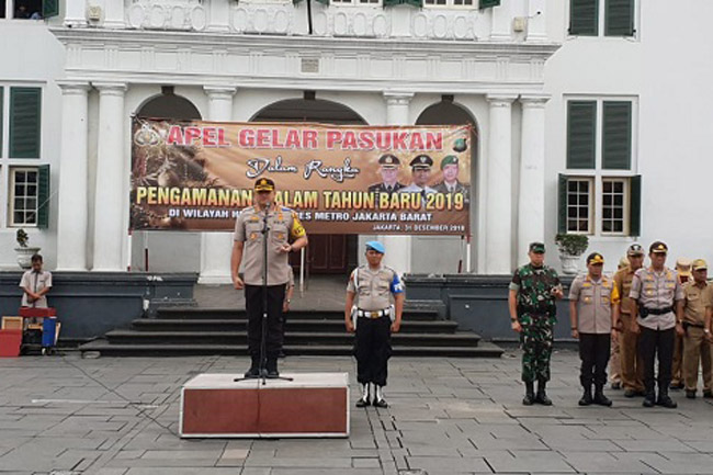 Polres Metro Jakarta Barat Siap Amankan Malam Tahun Baru