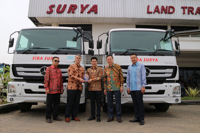 PT Siba Surya Beli 200 Unit Mercedes-Benz Axor 4928 T