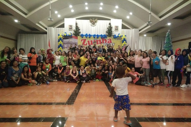 Ibu-Ibu IBWS Papua Barat Gelar Zumba Party di Hari Bhakti PUPR Ke73