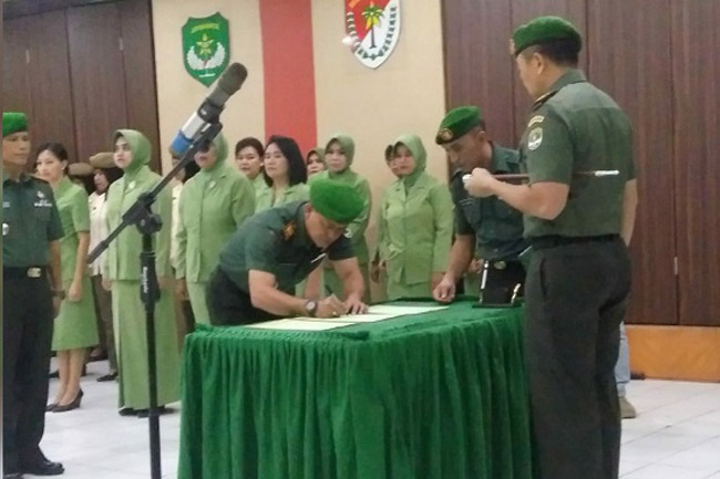 Sertijab Danramil Dipimpin Langsung Oleh Dandim 0503/JB