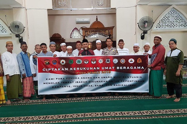 Kapolres Musi Banyuasin: Jangan Berkampanye di Tempat Ibadah