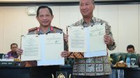 Kapolri-Kememsos Tandatangani Nota Kesepakatan Bersih KKN