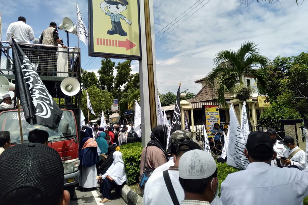 Ketua PA 212 Jalani Pemeriksaan di Mapolres Kota Surakarta