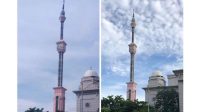Menara Jakarta Islamic Centre Miring Berhasil Diperbaiki