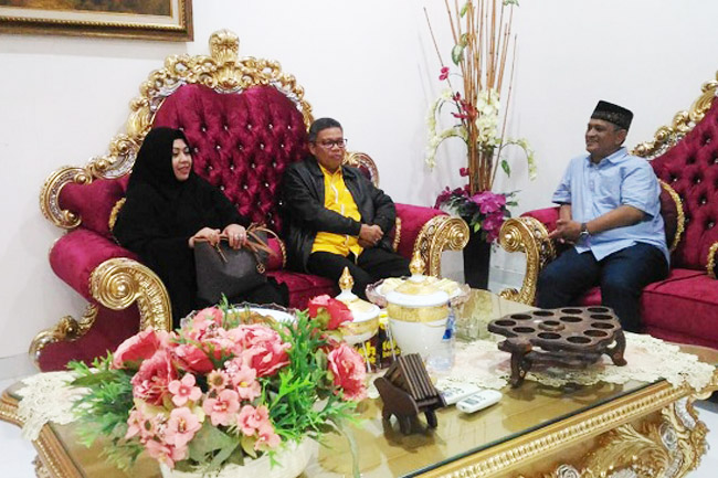Walikota Parepare Bersilaturrahim Di Kediaman Mantan Bupati Wajo