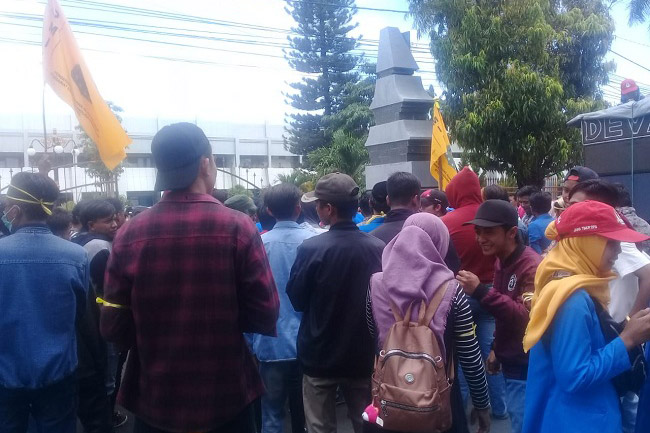 PMII Situbondo Kembali Demo Terkait Dugaan Korupsi DBHCT