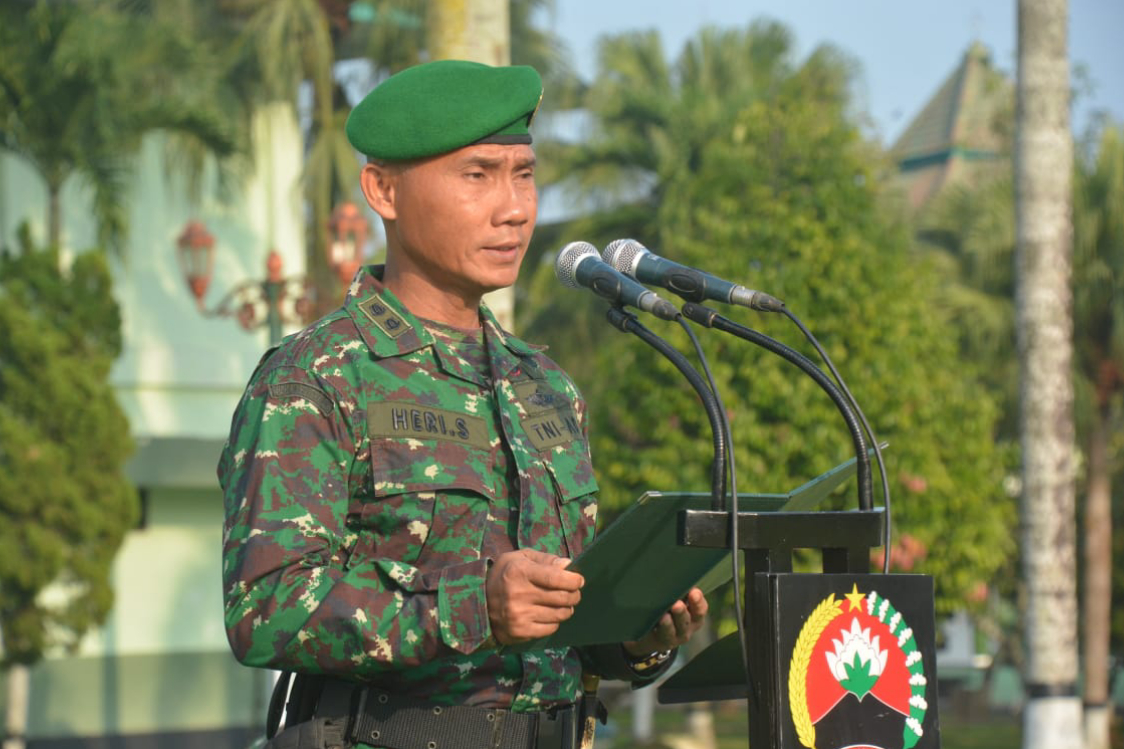 Amanat KASAD Pada Upacara Tujuh Belasan Yang di Bacakan Kasrem