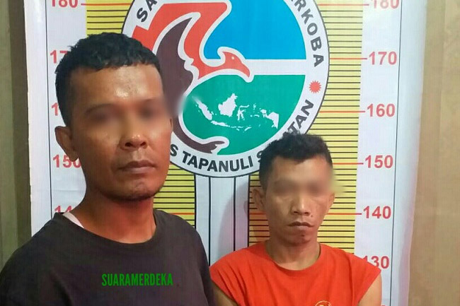 Satres Narkoba Polres Tapanuli Selatan Ciduk Bandar dan Pengecer