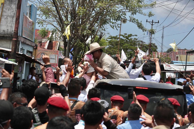Awali Kampanye Terbuka di Manado, Prabowo: Torang Samua Basudara