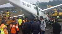 Over Runwai Pesawat Caravan Menabrak Tumpukan Batu di Ilaga Papua
