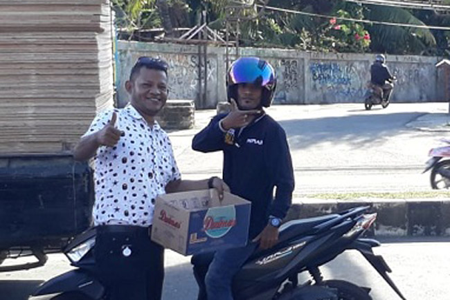 LBH Gerimis, Pemuda dan Mahasiswa Galang Dana Korban Kebakaran