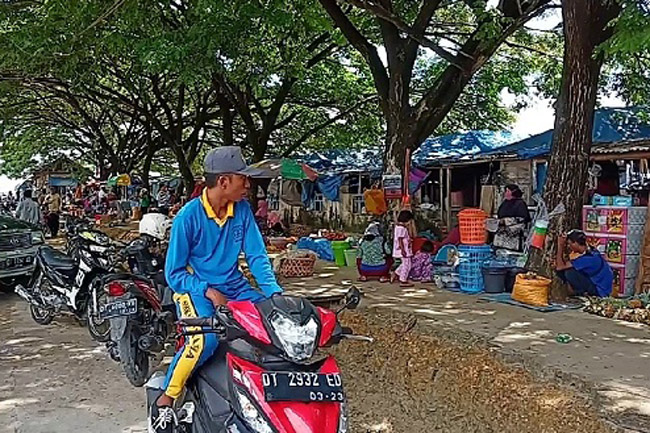 Setelah Ditertibkan, Pedagang Kembali Berjualan di Terminal Laino Muna