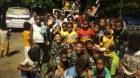 Trauma Healing Anak-Anak Korban Banjir Bandang Sentani Jayapura