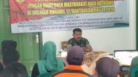 Jalin Silaturrahmi, Koramil 12 Batangkawung Gelar Komsos