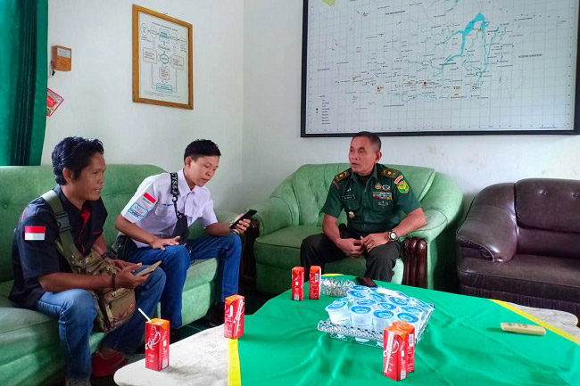 Kodim 04-01 Musi Banyuasin Akan Bangun Jalan di Babat Toman