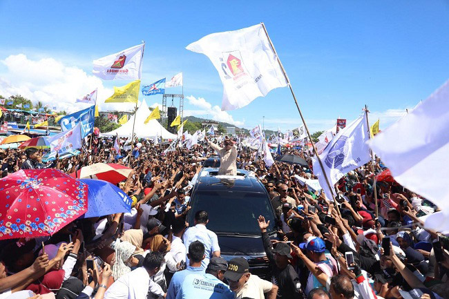 Prabowo: Jaga TPS, Jangan Sampai Hantu dan Orang Mati Ikut Milih