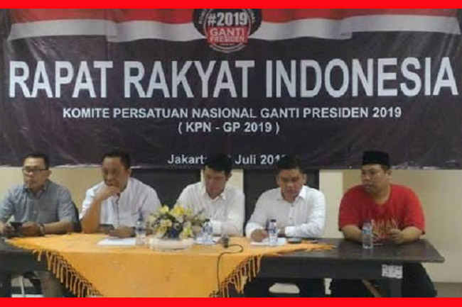 Pernyataan Pengurus Pusat KPN-GP (Komite Persatuan Nasional-Ganti Presiden) 2019