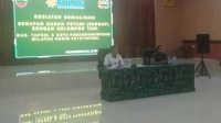 Kodim 0212 dan Bulog Sub Divre IV Padangsidimpuan Sosialisasi Sergap