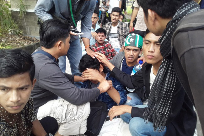 HMI Mataram: Aksi Biadab Aparat Kepolisian, Copot Kapolda NTB