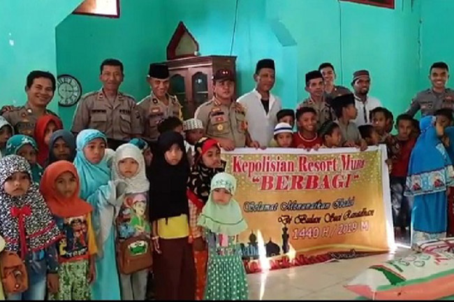 Safari Ramadhan Pertama Kapolres Muna ke Pesantren Hidayatullah