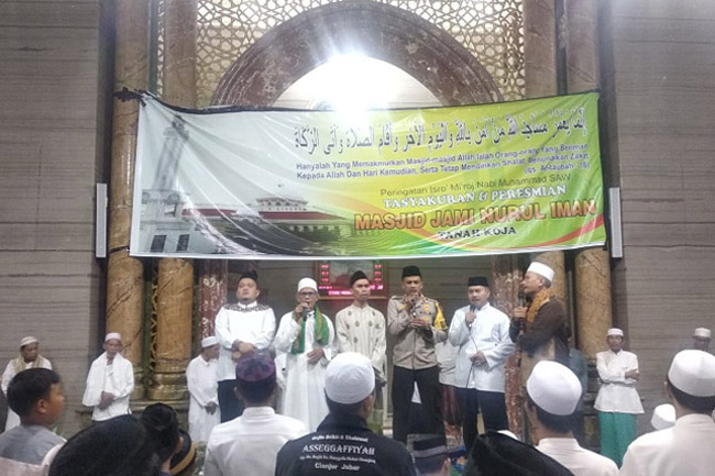 Kapolsek Cengkareng Hadiri Peresmian Masjid Jami Nurul Iman