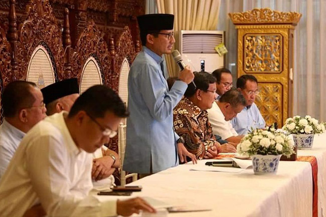 Sandiaga Uno: Rakyat Ingin Pemilu Jujur Adil