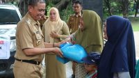 Halal Bihalal Kabupaten Wajo Disertai Penyerahan Bantuan Korban Banjir