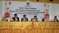 KPUD Wajo Gelar Rapat Pleno Terbuka Perolehan Kursi DPRD