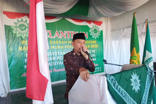 Pidato Baharuddin-Afiluhddin Pastikan Siap Bertarung di Pilkada Muna 2020