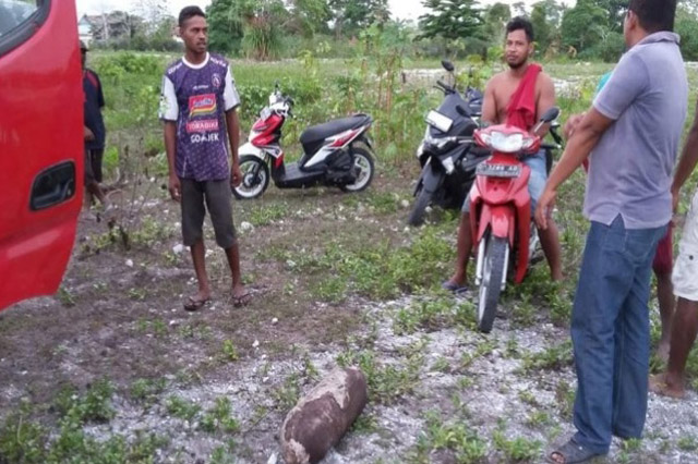 Bom Perang Dunia II Masih Aktif Ditemukan di Buru Maluku