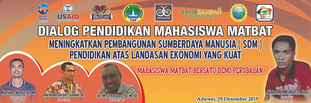 Jemaat GKI Syaloom Aduwey Tuan Rumah Natal Mahasiswa Matbat