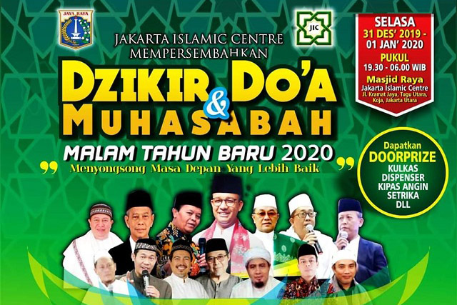 Jakarta Islamic Centre Adakan Malam Dzikir di Malam Pergantian Tahun