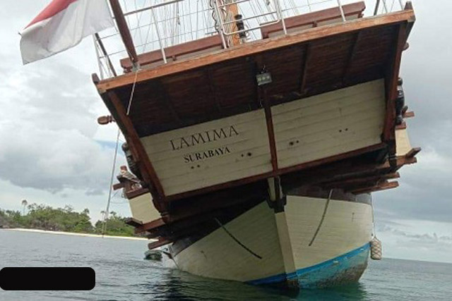 Usia Tabrak Karang di Misool Raja Ampat, KM Lamima Diduga Melarikan Diri ke Kota Sorong