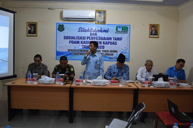 PDAM Kapuas Sosialisasi Penyesuaian Tarif dan Peningkatan Layanan