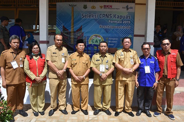 Wakil Bupati Kapuas Apresiasi Tes CPNS Dilakukan Secara Mandiri