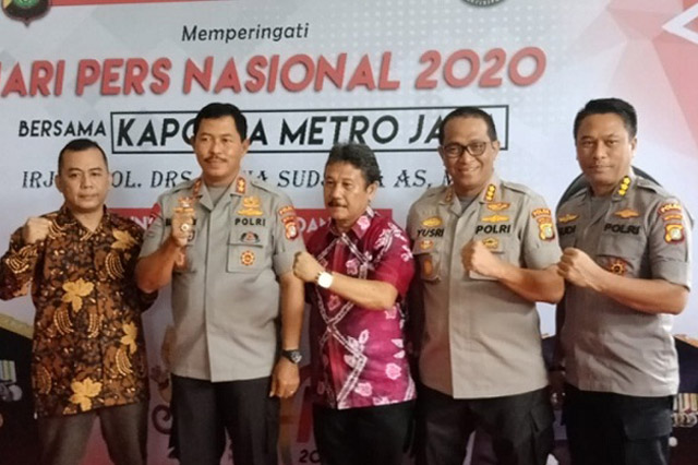 Polda Metro Jaya Menggelar Syukuran HPN 2020 Bersama Insan Pers