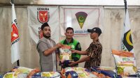 Prihatin Nasib Pekerja Harian, Gemura GPI Peduli Bagikan Beras