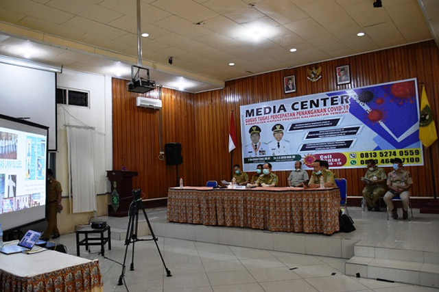 Bupati Kapuas Video Conference Bersama Mendagri, Bahas Kestabilan Ekonomi