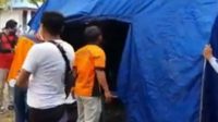 TRC BPBD Muna Dirikan 2 Tenda Posko di Desa Marobo
