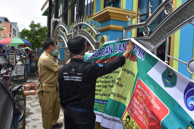 Satgas Covid-19 Kapuas Gunakan Mobil Keliling Gencarkan Sosialisasi