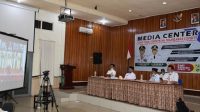 Wabup Kapuas Rapat Via Video Conference Bersama Mendagri